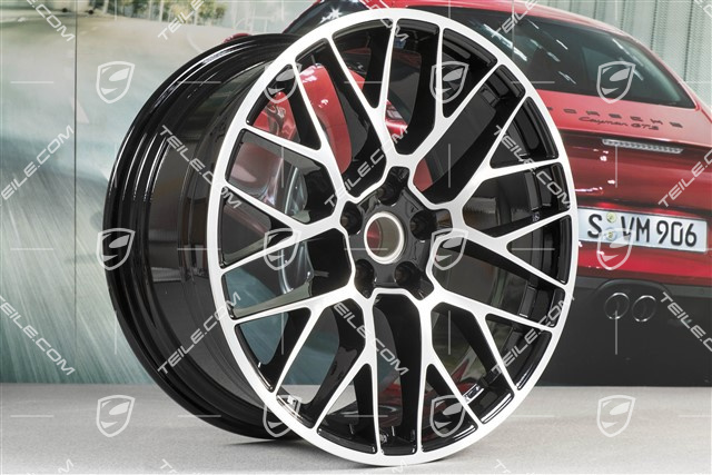 20" Felga RS-Spyder Design, 10J x 20 H2 ET19, czarny wysoki połysk