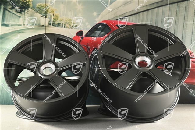 20+21" Sport Classic wheel rim set, 9,5J x 20 ET44 + 12J x 21 ET63, Turbonite