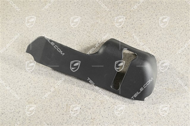 Abdeckung, Schliessbügel Rücksitzlehne hinten, Schwarz, R