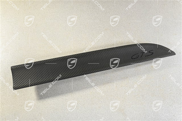 Front door cover / trim, Carbon finished in matt, L