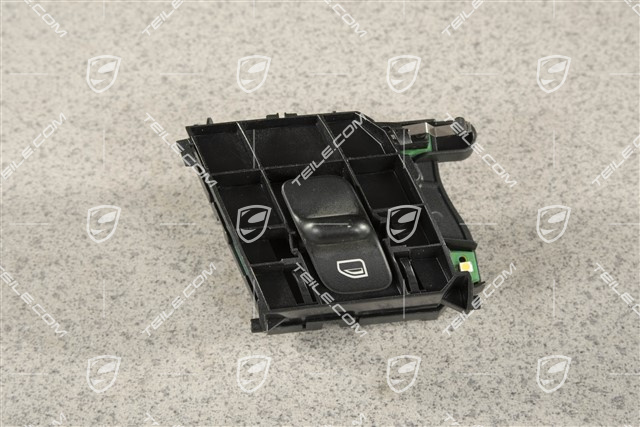 Power windows switch, passenger's side, black matte, RL, UK-version