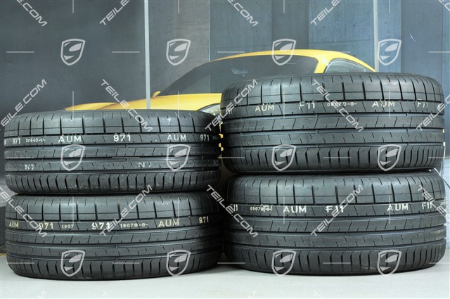 20" Carrera Classic koła letnie komplet, felgi 8J x 20 ET57 + 10J x 20 ET45 + NOWE opony letnie Pirelli 235/35 ZR20 + 265/35 ZR20, z czujnikami ciśnienia