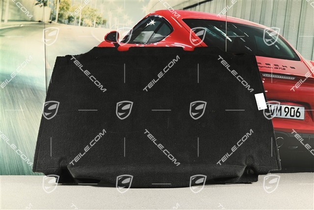 Verkleidung / Teppich, Motorabdeckung, Schwarz