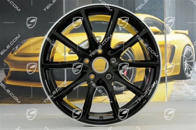 20-inch wheel rim, Cayenne Design, 10,5J x 20 ET64, in black
