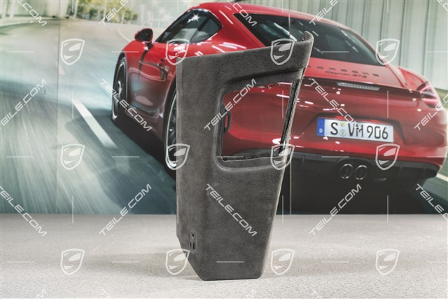 Verkleidung von B-Säule, Alcantara, Schwarz, Coupe, R