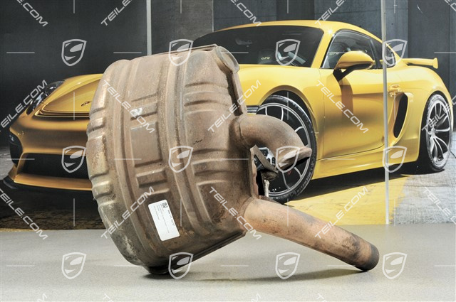 Silencer (exhaust backbox), / 6-speed transmission, L Silencer (exhaust backbox), / 6-speed transmission, L