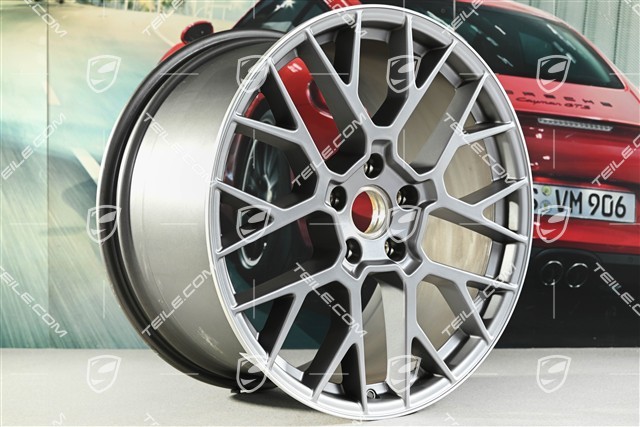 20+21" RS Spyder komplet felg, 8,5J x20 ET50 + 11,5J x 21 ET79, Darksilver