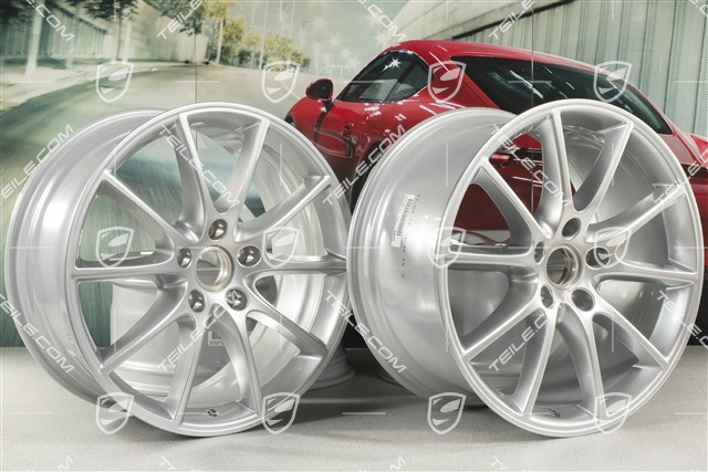 20-inch Cayenne COUPE Design wheel rim set, 10,5J x 20 ET55 + 9J x 20 ET50