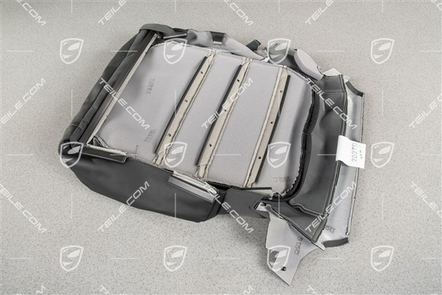 Sitzbezug / Bezug, Sitzkissen, Leder / Alcantara, Schwarz / Karminrot, GTS, L