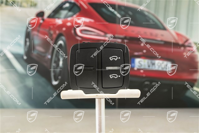Air suspension with leveling system switch, Black matte