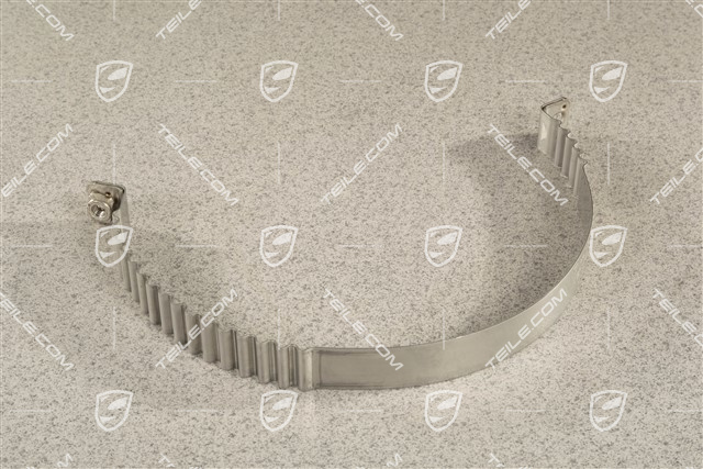 Exhaust tensioning / restraining strap / clamp, L=R