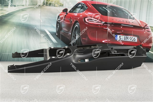 Centre console / tunnel, black, Convertible