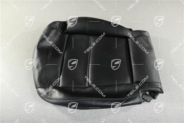 Seat Cushion Leather Black, Sports seat, 4 way adjustment, L