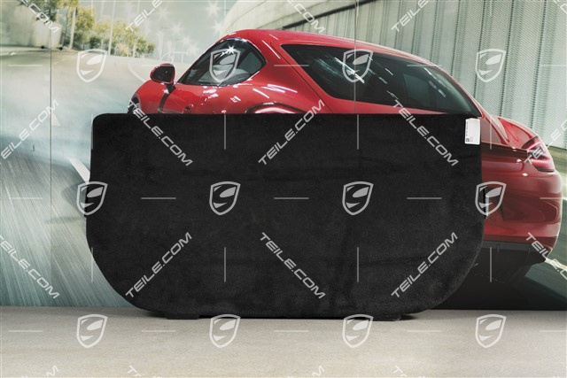 Verkleidung, Motorabdeckung, Teppich, Schwarz