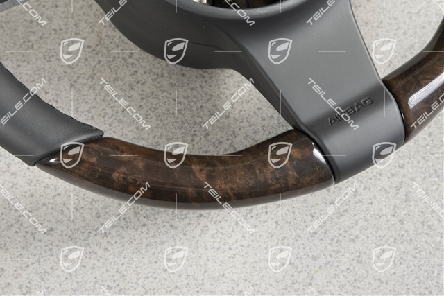 Steering wheel, Multi-Function, Heating, Selector lever, Black, Anthracite Birch