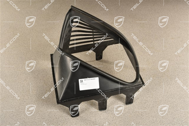 GT2RS, Air duct / guide for Intercooler, Lower, L
