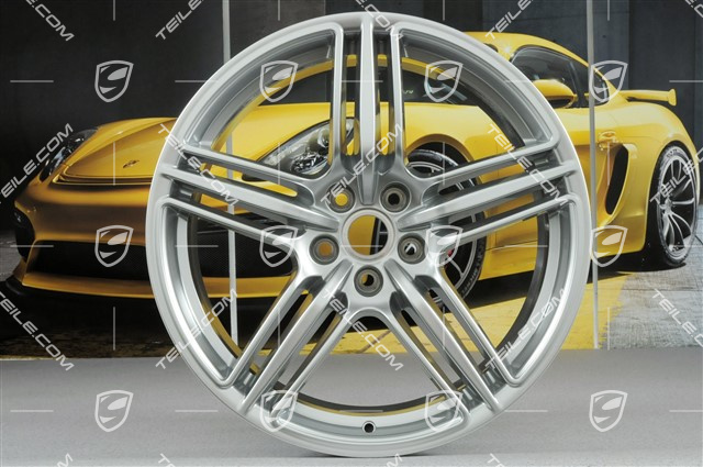 19" Felge Macan Design, 9J x 19 ET21, Brilliantsilber