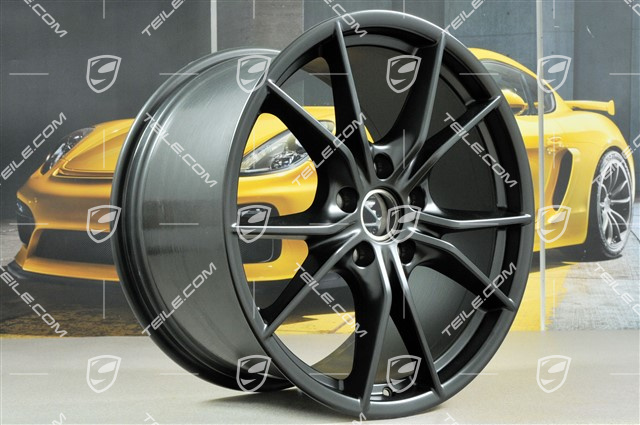 20-inch wheel Carrera S (IV), 11,5J x 20 ET76  in black satin-mat