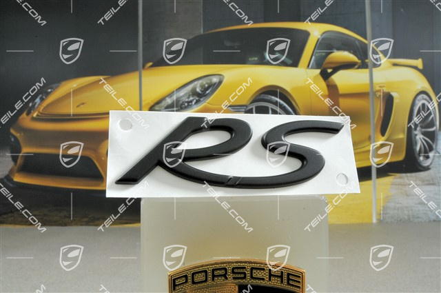 Napis "RS", czarny "rallye" Napis "RS", czarny "rallye"