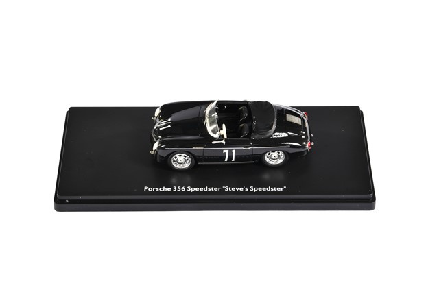 Porsche 356 Speedster #71 Steve's Speedster / Mc Queen, czarny, Schuco, skala 1:43