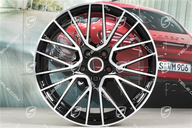 21" Felge Cayenne RS Spyder, 11J x 21 ET49, schwarz hochglanz