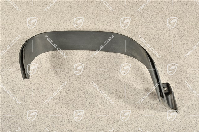 Tail pipe cover trim, black matte, C2 / C4, R