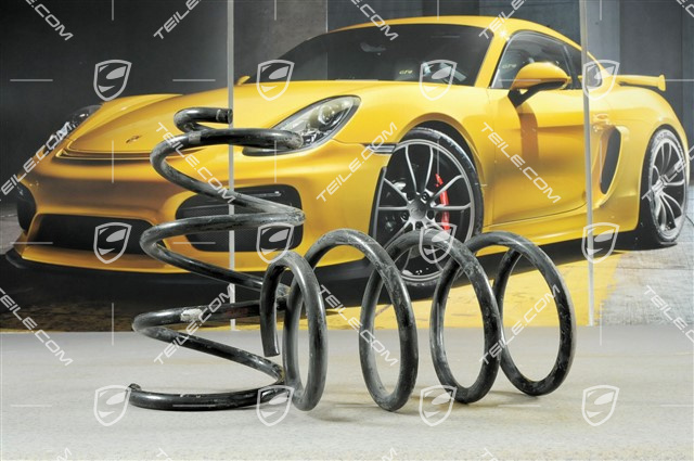Schraubenfeder, S 3.2L, Sportfahrwerk, 6-Gang Schaltgetriebe, L+R Schraubenfeder, S 3.2L, Sportfahrwerk, 6-Gang Schaltgetriebe, L+R