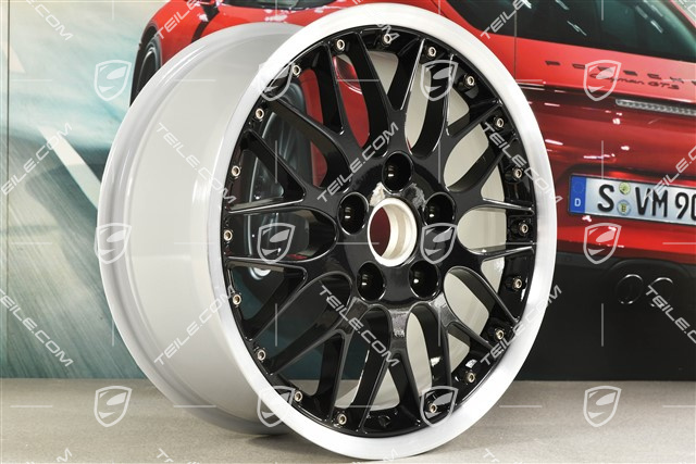 18" Felga Sport Classic II, 8J x 18 ET52, czarny wysoki połysk