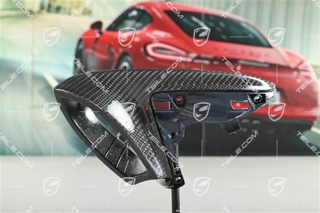 Spiegelabdeckung / Unterteil, Carbon, L