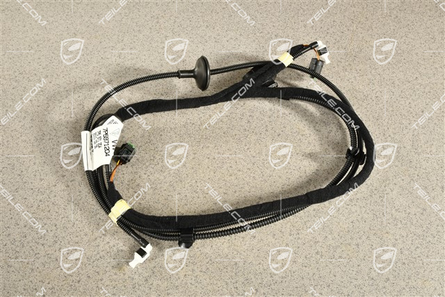 Wiring harness for heated windscreen washer noozle with hose