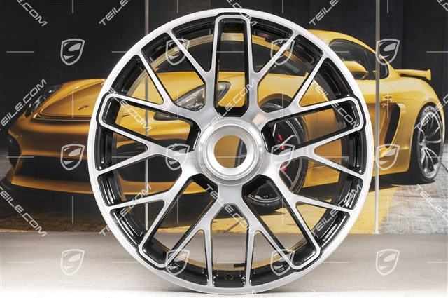 20" Felga Turbo S, centralne mocowanie, 9J x 20 ET51, czarna