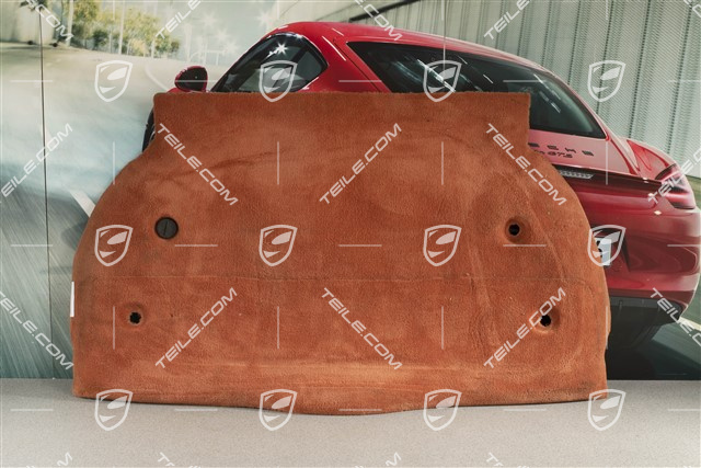 Hutablage Teppichverkleidung, Terrakotta
