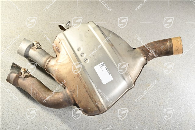 Rear muffler 3.0L Diesel, L
