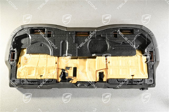 Sitz hinten, Kunstleder/Leder, Achat grau, KPL (beschadigt leder)