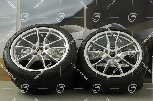 20" Carrera S (III) Winterräder Satz, 8,5J x 20 ET51 + 11J x 20 ET70, Winterreifen 245/35 ZR20 + 295/30 ZR20, mit RDK-Sensoren