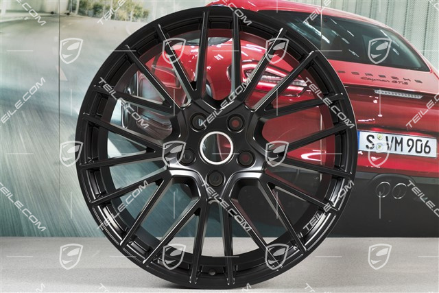 21" Felge Cayenne RS Spyder, 11J x 21 ET58, Schwarz-Seidenmatt