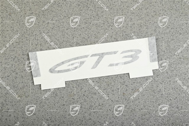 Logo / Sticker  GT3, black matte, L=R