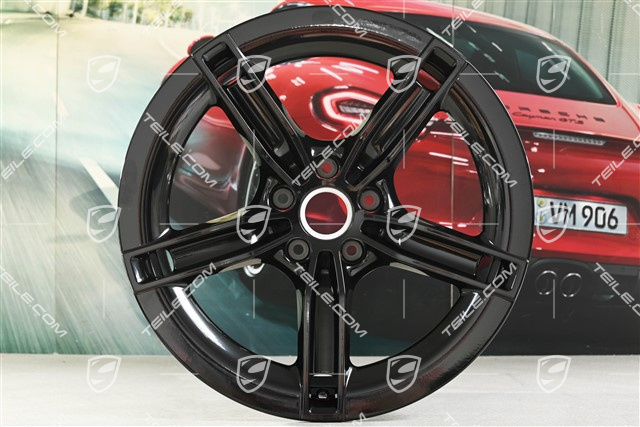 21" Felga Mission E Design, 11,5J x 21 ET66, czarny wysoki połysk