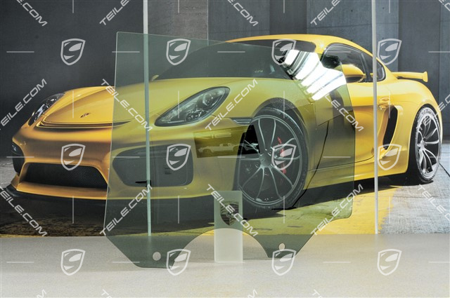 Rear door glass, strongly tinted, L Rear door glass, strongly tinted, L