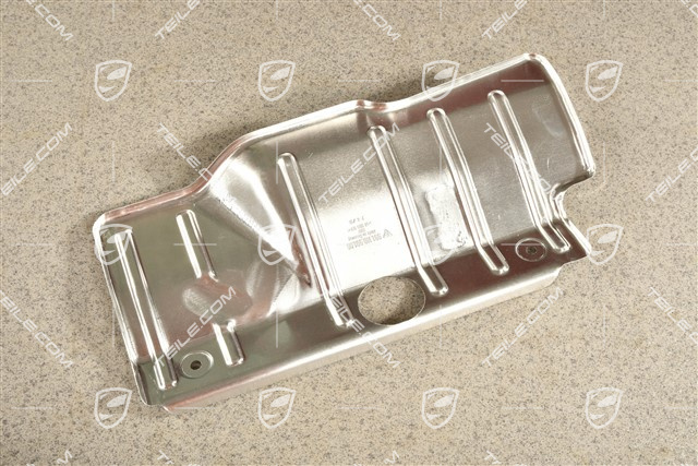 Hest shield / insert plate for rear suspension cross member