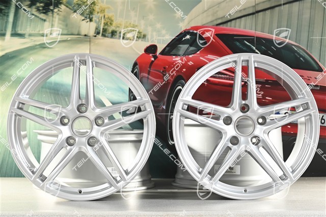 19" "Carrera VI" wheel set, 8.5J x 19 ET50 + 11.5J x 19 ET76