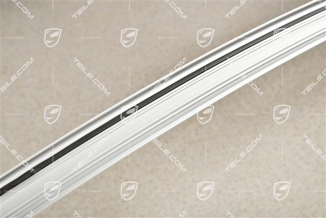 Roof edge strip, front, alu, L