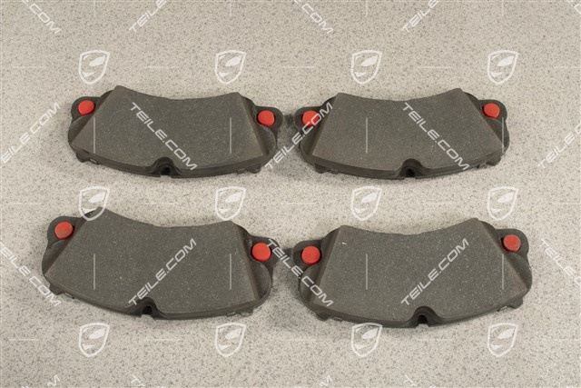 GT3, Brake pads, PCCB, front, L+R