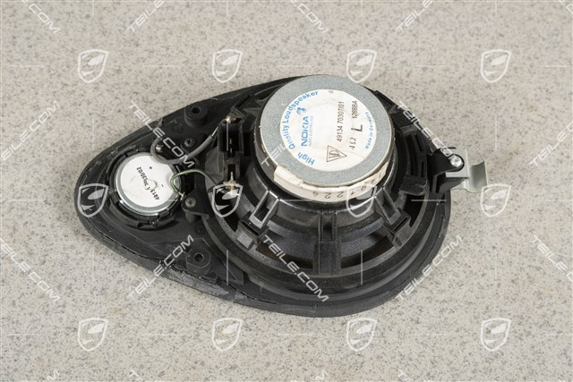 Lautsprecher hinten, Schwarz, Leder, Soundpaket Harmann analog, Coupe/Targa R / Cabrio L