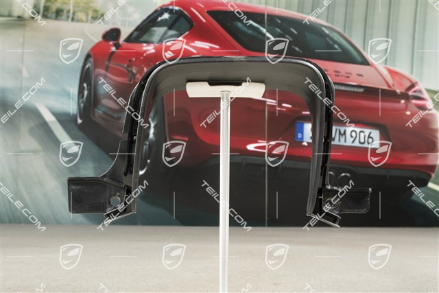 Osłona rury wydechowej, Czarny mat, GTS/Spyder, L