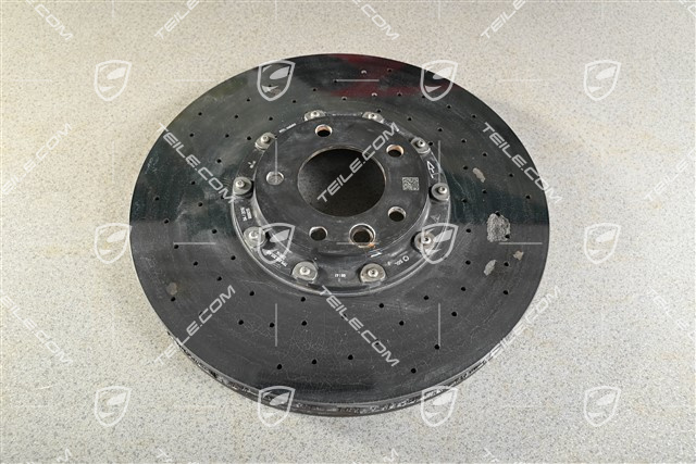 Disc brake, front axle, PCCB, damaged, L