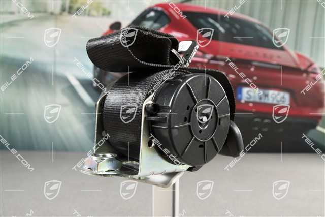 Sicherheitsgurt, hinten, Cabrio/Targa, schwarz, R
