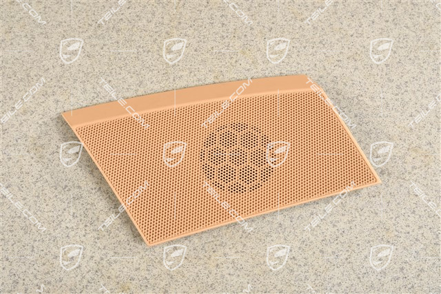Loudspeaker cover grille, dashboard trim, Luxor Beige, R