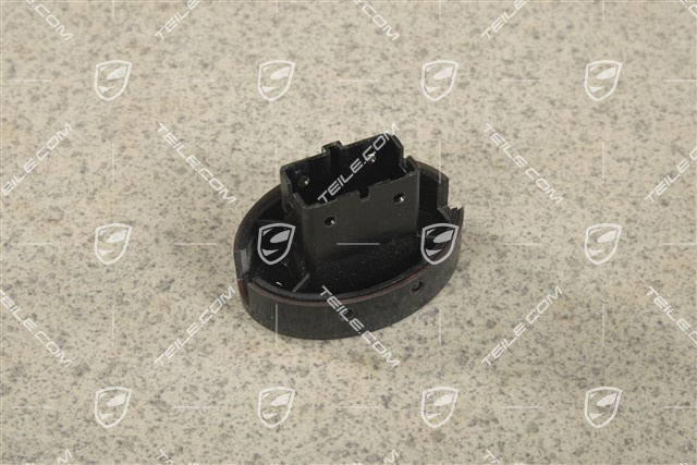 Hazard / warning light switch, Gloss black