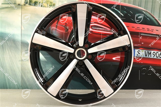21" Felge "Exclusive Sport Design", 10J x 21 ET 19, schwarz hochglanz